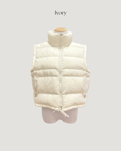 Relaxed-fit Down Puff Vest