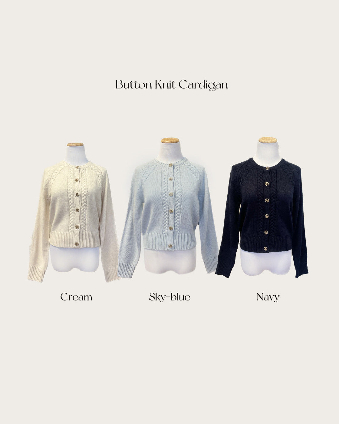 Button Knit Cardigan