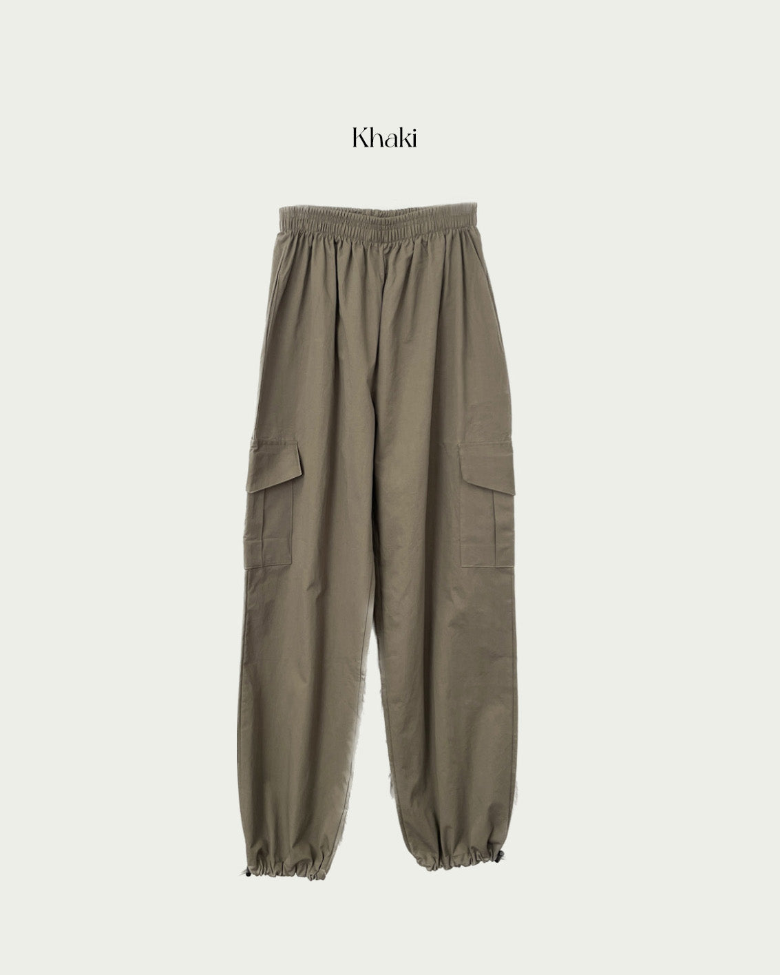 Autumn Daily Cargo Pants (with elastic band)