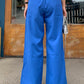Simple Wide Pants (with elastic band)