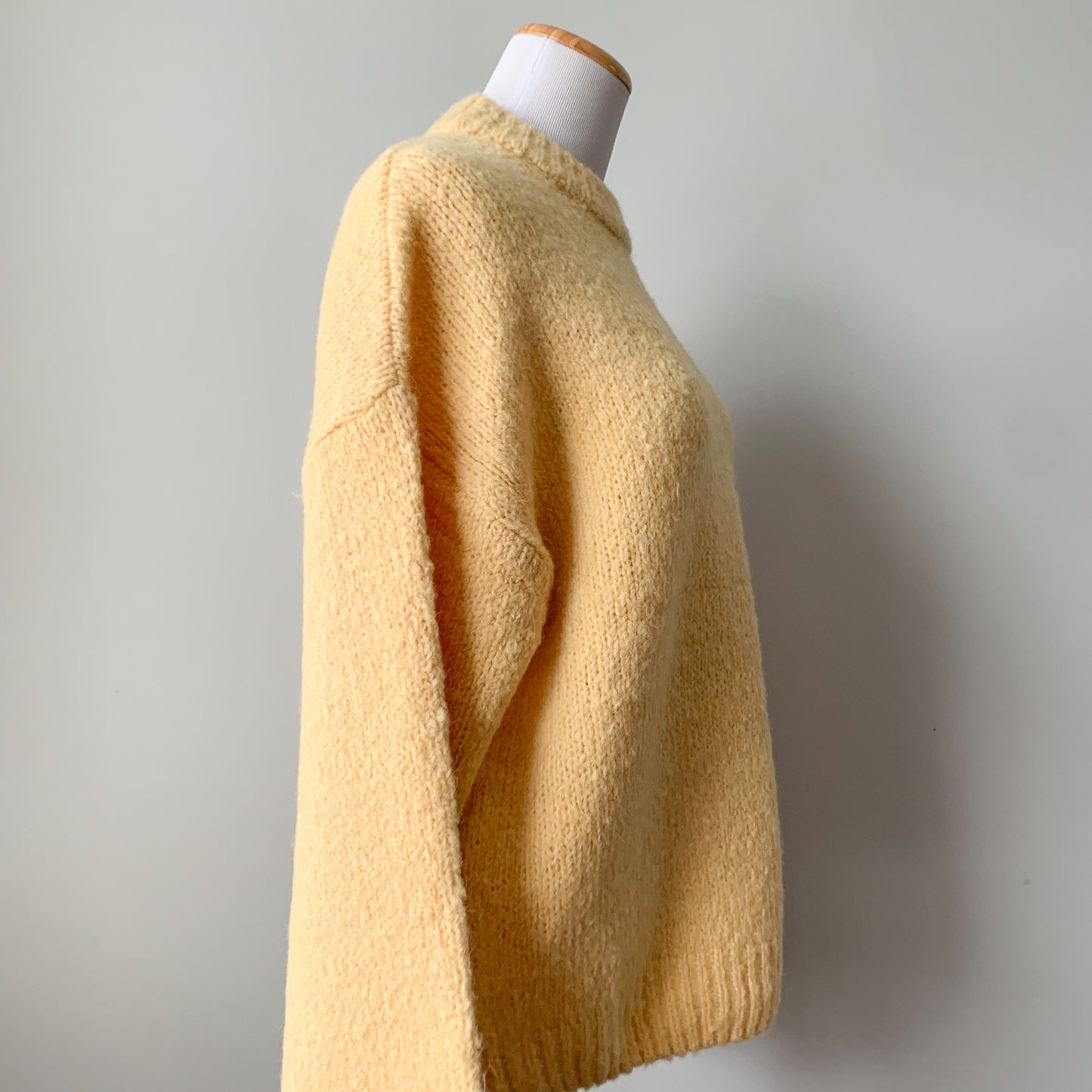 (4 Color) Loose-fit Alpaca Sweater