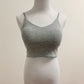 (New) Cropped V-neckline Sleeveless (built in bra)